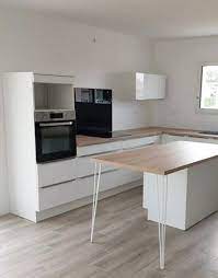pied de table 3 tiges 90cm hairpin legs la fabrique des pieds cuisine appartement table haute cuisine meuble cuisine