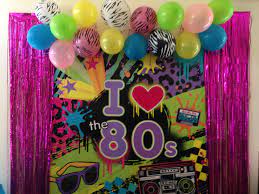 Colorful neon wigs and animal print sunglasses can help you become your favorite 80s pop star. Splendid 80s Party Favors 117 80 S Party Favors Cheap S Party Ideas Collection 80s Party Decorations 80s Party Decorations 80s Theme Party 80s Birthday Parties