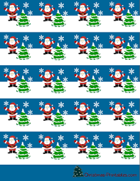 How to make printable candy bar wrappers for christmas. Christmas Candy Wrapper Featuring Santa And Christmas Tree Christmas Wrapper Xmas Printables Christmas Wrapping Paper Printable