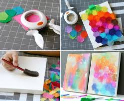 Keilrahmen Gestalten Mit Verschiedenen Techniken 17 Bastelideen Keilrahmen Gestalten Keilrahmen Bastelideen