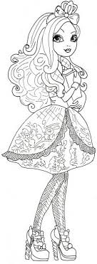 Coloring page ever after high raven queen. 37 Party Ideas Ever After High Raven Queen Ever After