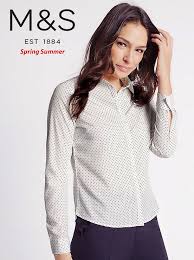 Black And White Polka Dot Shirt Womens M S Marks Spencer Ladies White Black Spotted Polka Dot Shirt Blouse Top 12 22 Marksandspencer Shirt Casual White Shirts Women Polka Dot Shirt White Women