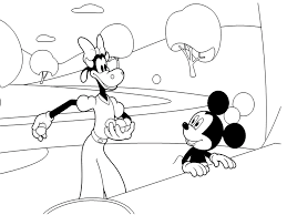 Mickey Mouse Para Colorear Con Ejemplo