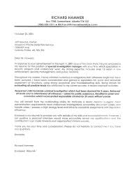Law Enforcement Cover Letter Sample Cando Career