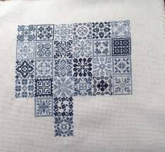 lin pulsion borduren kerst patronen kruissteek