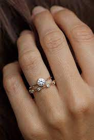 Serene Bohemian Your Guide To Dreamy Boho Style Round Diamond Engagement Rings Half Carat Diamond Ring Diamond Wedding Bands