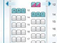 Seat Map Anadolujet Boeing B737 700 Map Boeing Seating