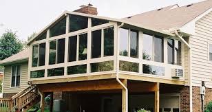 How To Build A Four Season Room On A Deck How To Create A Raised Deck For A Sunroom Backyard Renovations Screen House Raised Deck