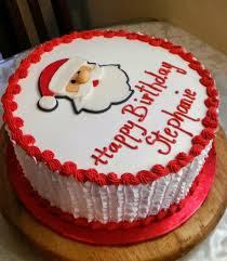 This means an honest to goodness birthday cake, presents that are wrapped in birthday paper, birthday decorations, and birthday traditions. Santa Claus Birthday Cake