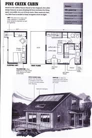 Compact Cabins Simple Living In 1000 Square Feet Or Less Pine Creek Cabin Floorplan From Compact Cabins Simple Living In 1000 Square Feet Or Less By Gerald Rowan Cabin Floor Plans Cabin Plans Floor Plans