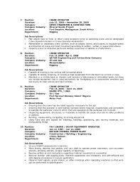 Oil And Gas Process Operator Cv October 2020