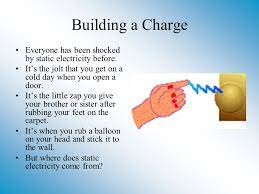 If you feel your hair starting to stand up and know that the shock is coming, you can sit still. Ch 23 Static Electricity Vocabulary Static Electricity Electron Electric Force Electric Discharge Ppt Download