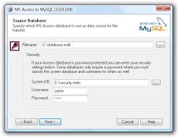 If that does not work then check this article as i refer to if you can find a better solution there as of access 2013, support for converting mdb to accdb was dropped. Access To Mysql