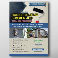 Painter Job Poster Poster Contest Sponsored Design Poster Contest Seanpatrickphelps Job Poster Painter Jobs College Works