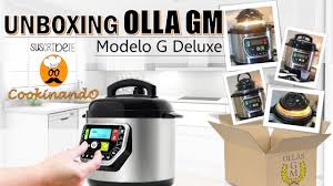 Te mostraremos todos los trucos, modelos y recetas para que tu robot de cocina sea la herramienta perfecta para que por fin puedas disfrutar de la. Como Funciona La Nueva Olla Gm G Deluxe Unboxing Completo Youtube