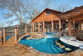 Amazing Backyards With Pools This Amazing Pool And Backyard Playground Provides Plenty Of Space For Backyard Pool Dream Pools Luxury Swimming Pools