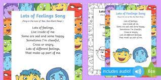 Music is a language that crosses boundaries and one that people of all ages and backgrounds can share. Lots Of Feelings Song Teacher Made