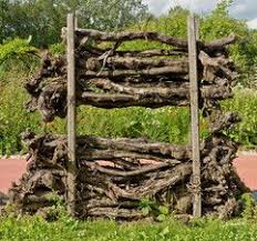 Totholz Totholzkunst Kunst Naturgarten Wildlife Garden Dead Wood Deadwood Art Object Naturgarten Holzwand Garten Garten