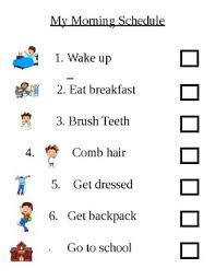 Morning Routine Checklist