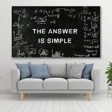 Tablou Modern - The Answer is simple – The Print Studio