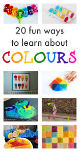 20 Fun Ways To Learn About Colours Nurturestore Preschool Color Theme Color Activities Color Activities For Toddlers