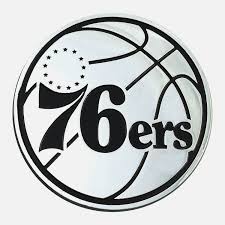 Philadelphia 76ers sixers logos jersey clipart basketball star twitter sports nba sportslogos plus cast 1998 serial vector 1997 teams history. Philadelphia 76ers Premium Solid Metal Chrome Auto Emblem Decal Basketball Ebay
