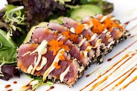 Pan Seared Sesame Crusted Tuna So Good Bonefish Grill Recipes Sesame Crusted Tuna Seared Tuna Recipe