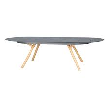 Table De Jardin Extensible Ovale Aluminium Rubby Gris Graphite In 2020