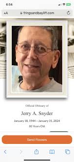 RIP Jerry A. Snyder Lemon Monroe High School class of 1962