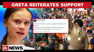 Greta thunberg was named as one of the foremost spokespeople in the fight against the climate. 8nmrhe0jh6 Wem