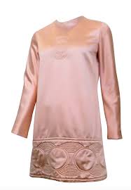 Pierre cardin 1971 sunglasses i've decided that i've reached an age where kooky sunglasses just look silly on me. Collection Spotlight Pierre Cardin Space Age Pink Satin Mini Dress 1 Of A Find Nyc Inc