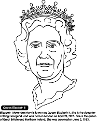 We have selected the best free princess coloring pages to print out and color. Queen Elizabeth Ii Coloring Page Crayola Com