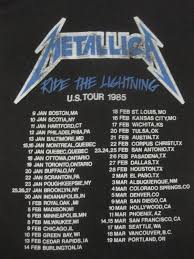 See more ideas about metallica, metallica shirt, shirts. Vintage Metallica 1983 Tour T Shirt Concert Tee Small Metallica Vintage Metallica Metallica Tour