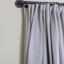 Choose desired location for traverse rod, noting the height should be the sum of the fabric/drapery panel (sold separately). 6 Ways To Make Your Own Curtain Rods