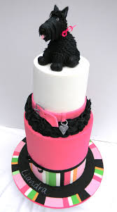 Scottie cake top