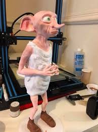 Dobby Harry Potter 4 Parts Pinshape Dobby Harry Potter Dobby Harry Harry Potter 3d
