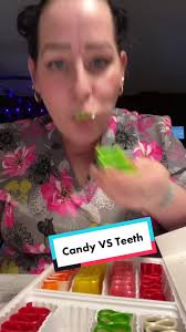 To be fair that candy probably slapped 😂 but still watch out! 😳 #reaction  #teeth #candy #health