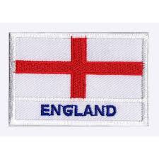 La bandera de inglaterra se deriva de la cruz de san jorge. Parche Bandera Inglaterra