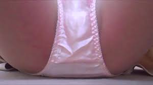 Satin panty upskirt