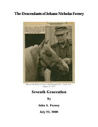 Descendants of Johann Nicholas Forney