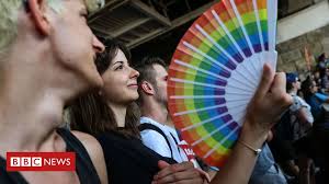 Thousands of hungarians joined the annual budapest pride march on saturday to support lgbtq people and protest against a law that limits teaching about homosexuality and transgender issues in schools. Du7vyqbpixm9wm