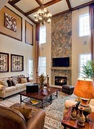 12 Mind Blowing Contemporary Home Entryway Ideas Family Room Walls Family Room Decorating High Ceiling Living Room