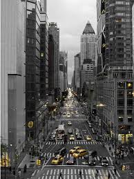 Greatbigcanvas.com has been visited by 100k+ users in the past month New York City Photograph Nyc Skyline Wall Art Decor City Prints Columbus Circle 8 Avenue Black White Print With Yellow Tint Photography By Van Tsao Saatchi Art