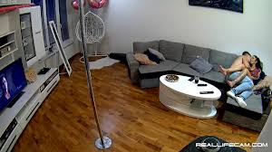 Reallifecam - Linda and Tibor have quick sex on the sofa and cum sperm on  body 23.02.2025