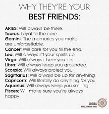 It's usually best not to share stories about family members or friends who have had cancer. Why They Re Your Best Friends Aries Will Always Be There Taurus Loyal To The Core Gemini The Memories You Make Are Unforgettable Cancer Will Care For You Till The End Leo Will