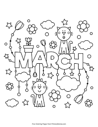 This images was posted by admin on march 26, 2021. March Coloring Page Free Printable Pdf From Primarygames