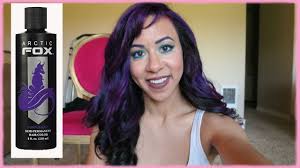 The color takes wonderfully to the hair. Arctic Fox Purple Rain Review Bleaching Dying My Hair Purple Youtube