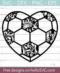 They are used for fashion, home textiles, stationery, wallpapers and so many more applications. Soccer Heart With Floral Pattern Svg Free Svg Files Hellosvg Com