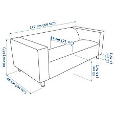 Klippan Loveseat Bomstad Black Ikea In 2020 Love Seat Klippan Ikea
