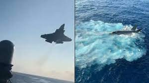 سباق محموم بين البحرية الأمريكية والصينية للوصول لحطام مقاتلة إف-35